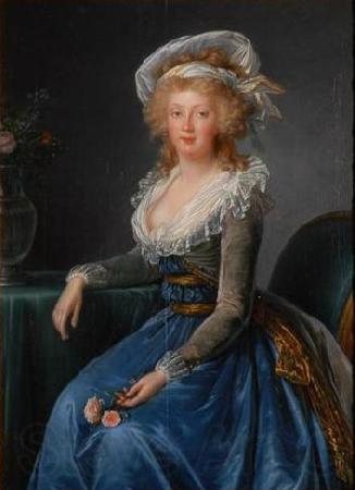 Elisabeth LouiseVigee Lebrun Portrait of Maria Teresa of Naples and Sicily Norge oil painting art